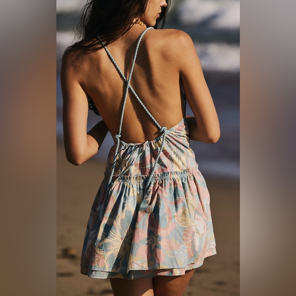 Nwot Free People Deserted Island Mini Dress